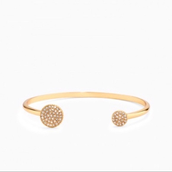 Stella & Dot Pave Disc Cuff - Gold - Picture 3 of 3